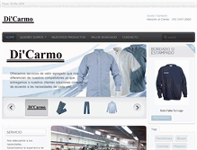 Tablet Screenshot of dicarmo.com.mx